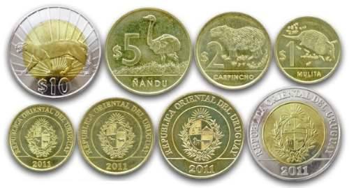 Monedas uruguayas