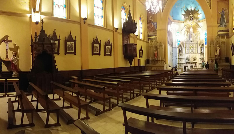Interior Capilla Nuestra Señora del Huerto